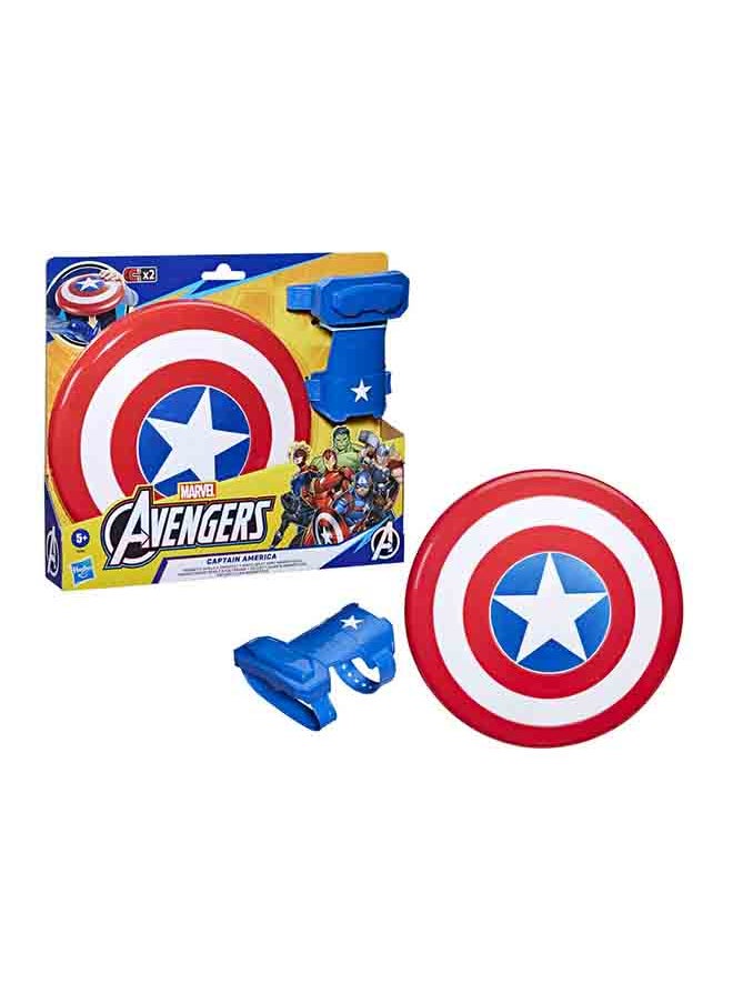 HASBRO - GAMING - Marvel Avengers Captain America Magnetic Shield and Gauntlet Super Hero Costume Toys - Image 1