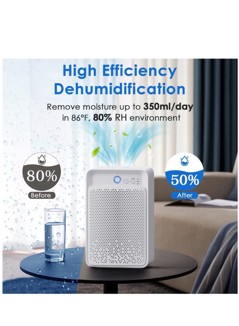 Arabest Dehumidifier for Bathroom, 35oz Dehumidifiers for Room, Dehumidifiers for Home with Timer Auto Shut Off, Portable Small Quiet Dehumidifier for Bedroom, Basement, Closet  - Image 5