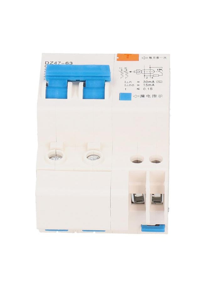 Thoraya 2P63 Circuit Breaker Disconnector Electric Leakage Protection Switch 35mm Din Rail Mount  - Image 3