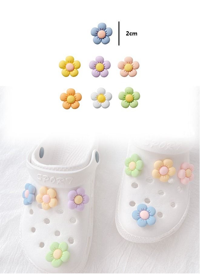 Unique - 16 Pieces Flower decoration shoes Compatible with Beach Shoes and Hole Shoes Suitable for Adults and Children - Image 1