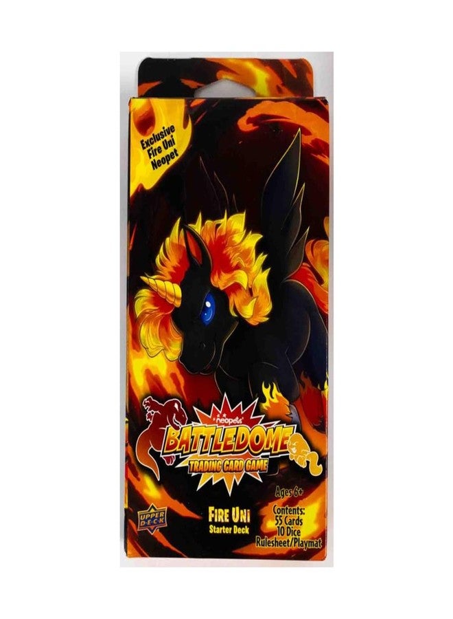 Upper Deck Neopets Battledome TCG Fire Uni Starter Deck - Image 1