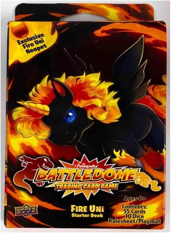 Upper Deck Neopets Battledome TCG Fire Uni Starter Deck - Image 4