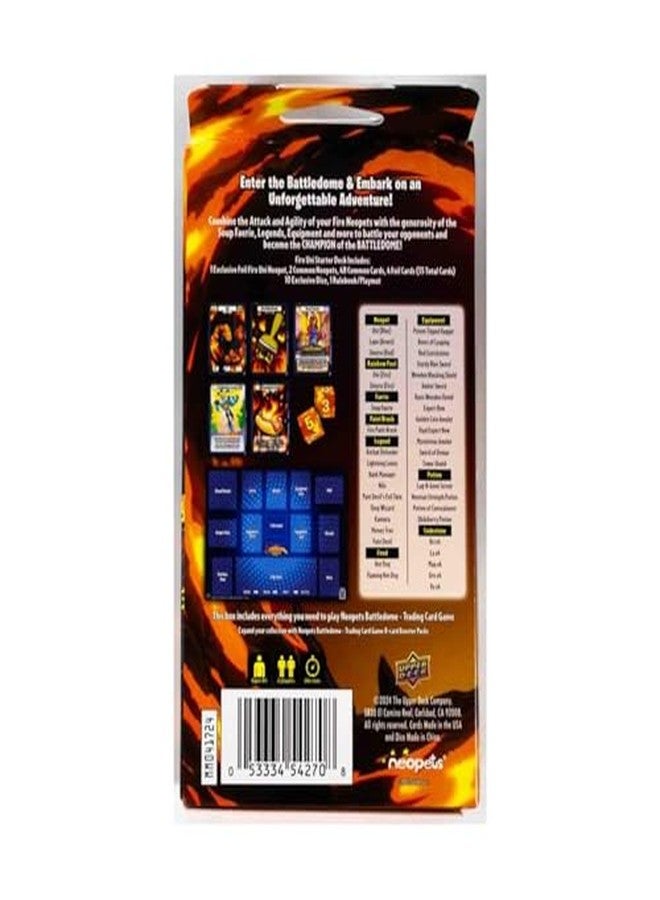 Upper Deck Neopets Battledome TCG Fire Uni Starter Deck - Image 3
