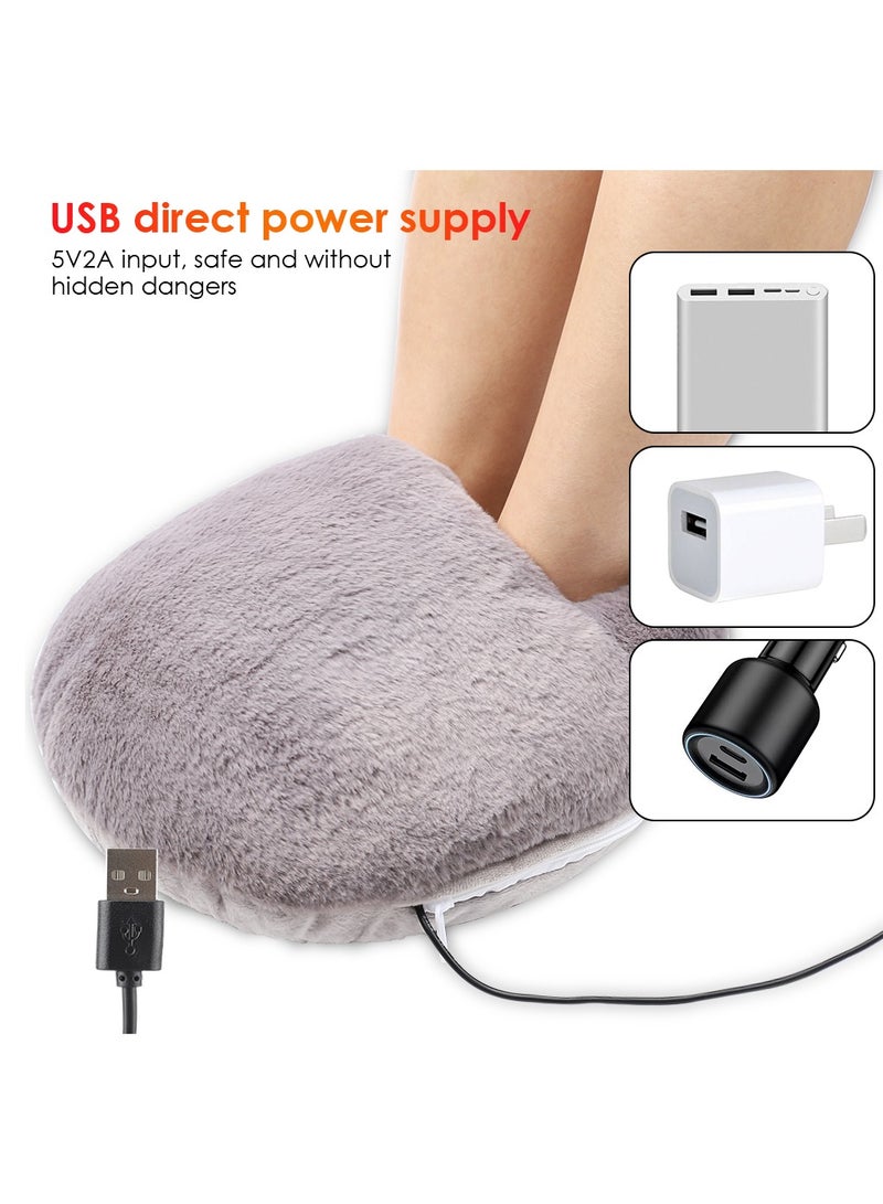 Generic Foot Warmer, Ultra Soft Velvet, USB Rechargeable, Easy to Clean, Winter Warming Essential, Foot Warmer  - Image 2