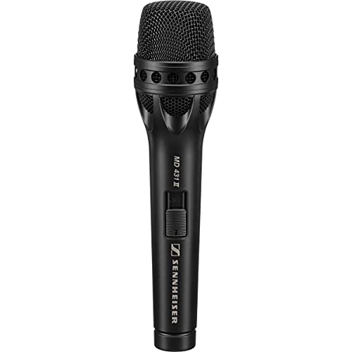 Sennheiser MD431II SuperCardioid Handheld Dynamic MicrophoneBlack - Image 1