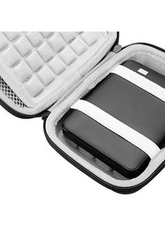 Lacdo Hard Drive Carrying Case For Toshiba Canvio Basics Canvio Advance Canvio Flex Gaming Seagate One Touch Portable External Hard Drive 1Tb 2Tb 3Tb 4Tb 2.5 Inch Hdd Shockproof Travel Bag Black  - Image 3