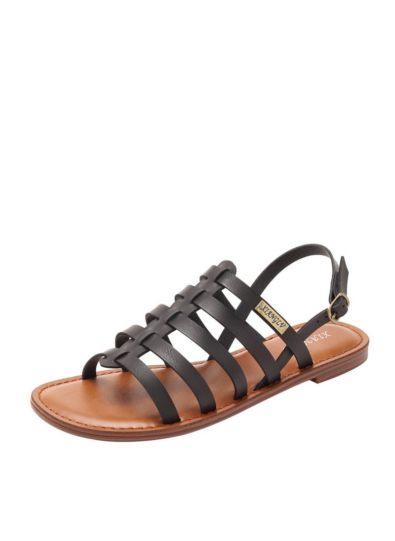 SIKETU Summer New Simple And Fashionable Flat Bottomed Beach Shoes, Casual Roman Sandals  - Image 1