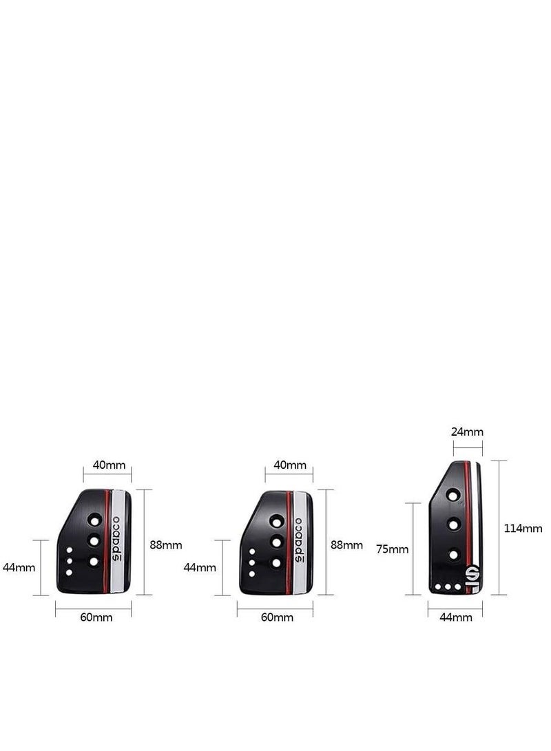 Brake Pedal Set Brake Pedal 3pcs Car Manual - Image 2