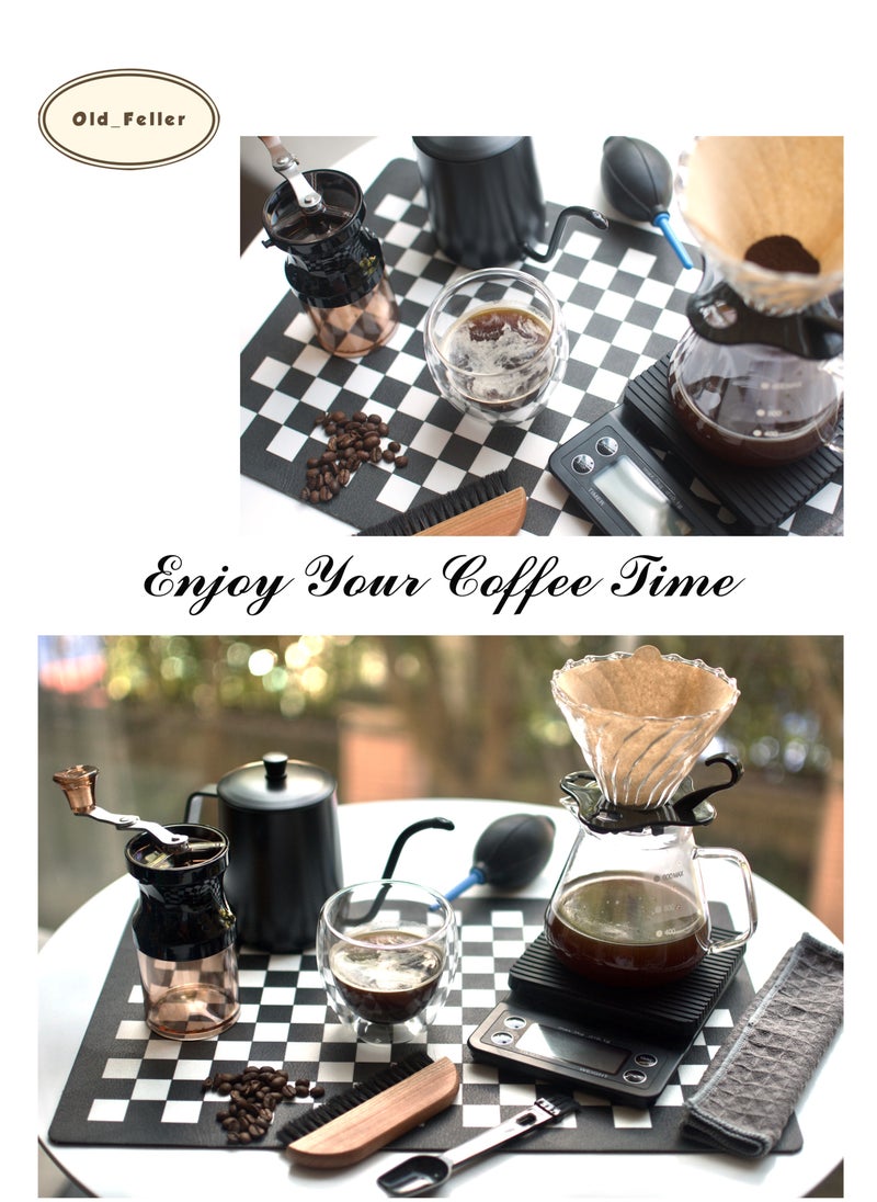 Old_Feller 13 Piece  V60  Drip Coffee Maker Set Pour Over Coffee Maker with Portable Carry Case Coffee Master Set  - Image 4