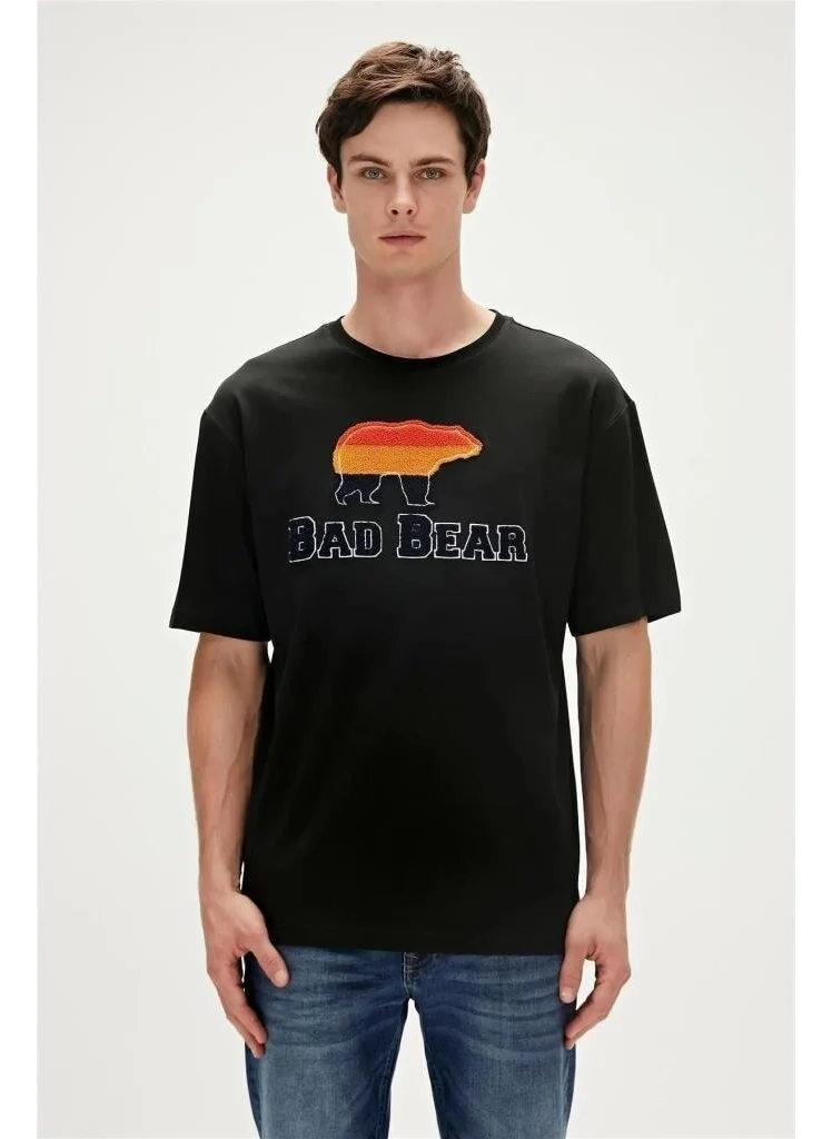 Bad Bear Tripart Men's T-Shirt Black 23.01.07.027