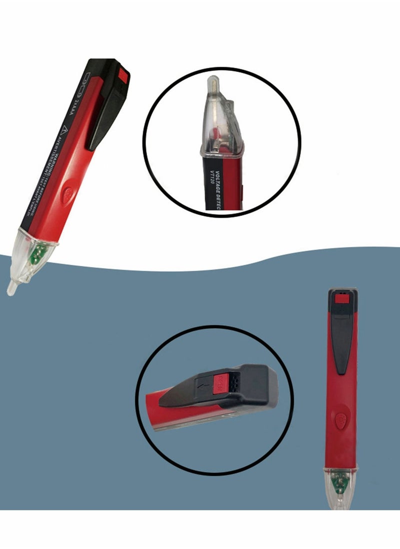 Y&D - Non-contact Voltage Tester Tool, Ac Detection Pen with Led Flashlight and Buzzer Alarm, Test Range 60v - 1000v for Live/null Wire Judgment - Image 1