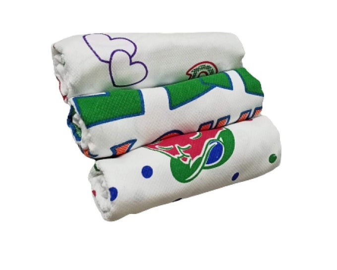 COTTON CARTOON PRINTED BATH TOWEL 3 NOS 60X 30 INCHES150 X 75 CM LARGE SIZE_AA76