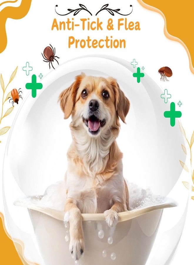 Bones N paws Bones & Paws Anti-Tick & Flea Conditioning Dog Shampoo | Botanical Blend with Rosemary, Eucalyptus, Cedarwood & Aloe Vera | Kills Ticks, Fleas, Bugs | Conditioning Shampoo for Dogs | 50ml - Image 3