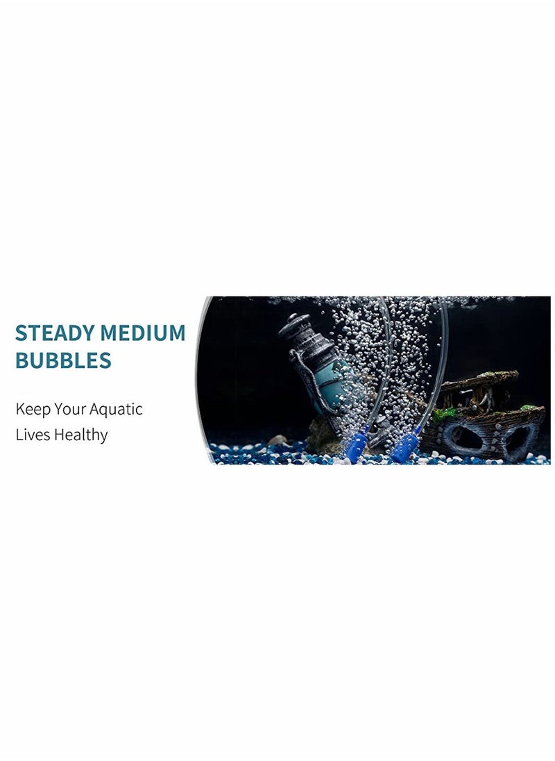 Generic 10 Pcs Air Bubbler Stones for Aquarium and Hydroponics Efficient Oxygen Diffusion Blue  - Image 3