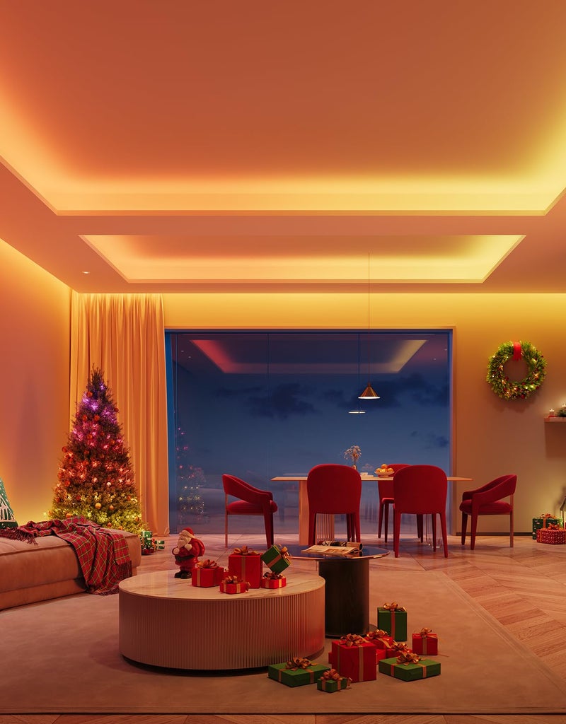 Govee 65.6 feet RGBIC LED Strip Lights for Bedroom, Smart Strip Lights Alexa Compatible, Color Changing LED Lights, Home Decor, 2 Rolls of 32.8 feet - Image 3