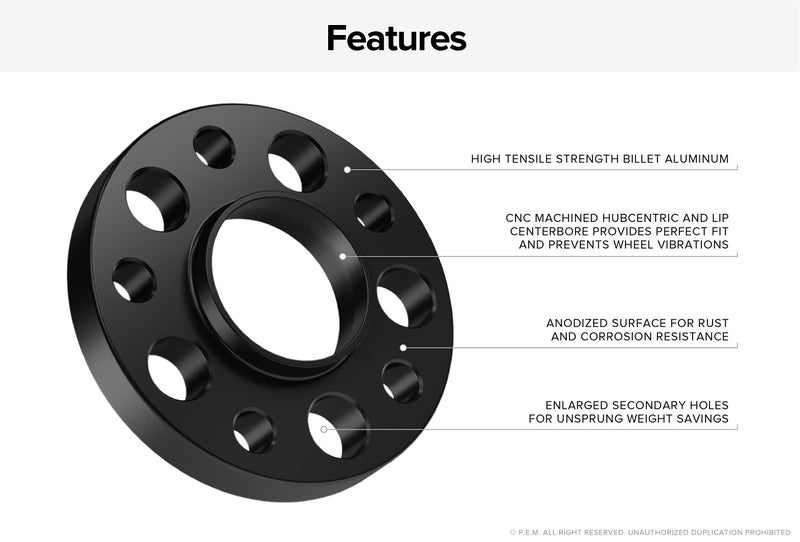 StanceMagic 2pcs 15mm 5x120 Hubcentric Wheel Spacers (72.6, 72.56 Bore) Black Compatible with BMW 128i 135i 318i 320i 325i 328i 335i M3 428i 435i M4 525i 528i 530i 535i M5 Z3 Z4 640i 645ci E36 E46 E90 E92 E93 - Image 2