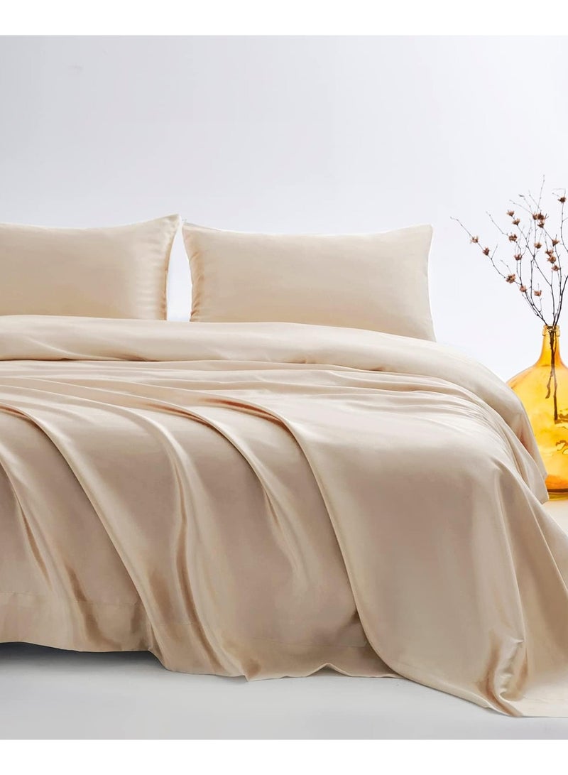 Moro Moro Classic 4-Piece King Bed Sheet Set – Deep Pocket Fitted Sheet & Pillowcases - Image 2