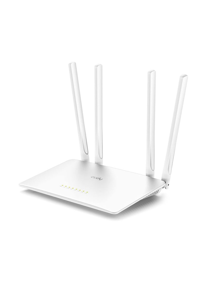 Cudy AC1200 Smart WiFi Router, WiFi Extender, Wireless Access Point, WISP, 5GHz Dual Band Wireless Internet Router, 10/100Mbps LAN, 5 dBi Antennas, VPN, Guest WiFi, AP Mode, WR1200 - Image 4