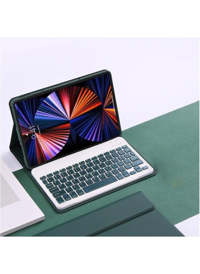 Generic For Lenovo Small P11 Flat Leather Case Pad Pro Protective Bluetooth Keyboard Wonderful Touch Backlight 11.5 Inch-Color:Night Green-Bluetooth Keyboard-Product Type:Lenovo Inch J706/J716 Universal  - Image 1