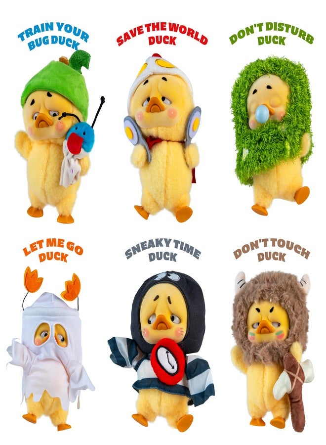 The Orb Factory ORB Official Upset Duck Blind Box Plush Figurine - Born This Way Series - Collectible Plush Duck Decorative Figure with Cute Outfits - 1 of 7 Possible Figures (1 Rare Figure) to Collect in Each Box - Image 2
