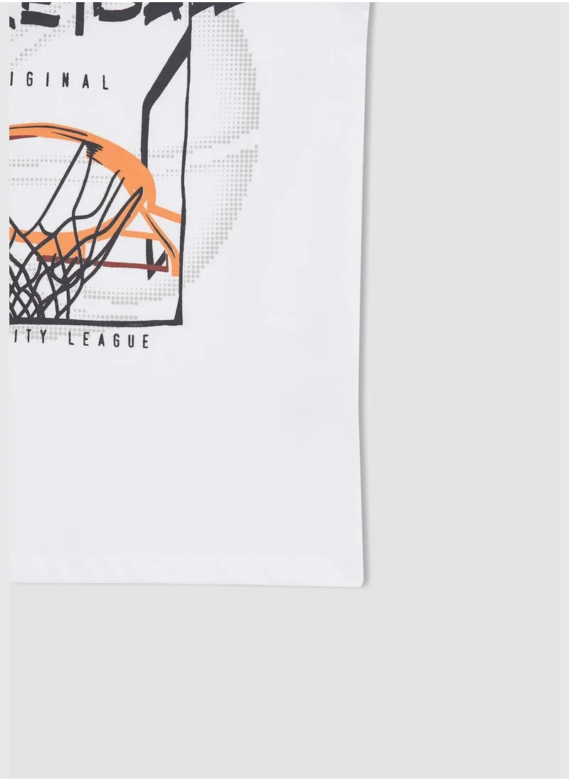 DeFacto Sleeveless Slogan Print Vest