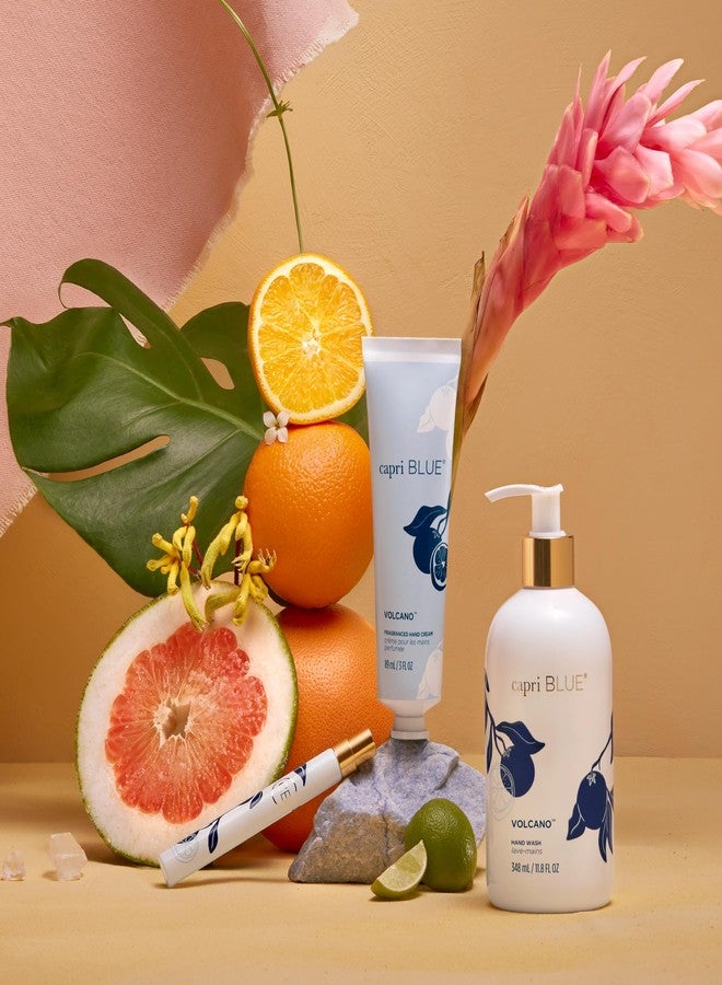 Capri Blue Moisturizing Hand Cream Travel Size - Flora Edit Collection - Nourishing Hand Cream for Dry Cracked Hands with Jojoba Oil & Shea Butter - Purse Essentials for Skin Care (Volcano, 3 oz) - Image 5