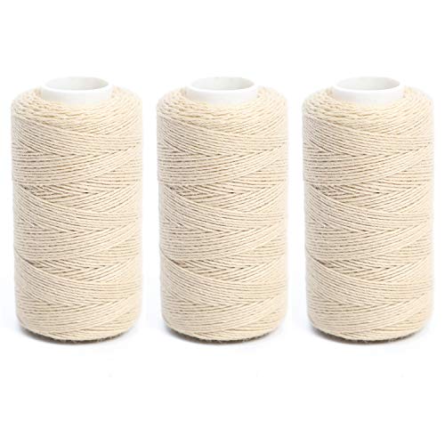 Ryalan UV Resistant High Strength Polyester Thread for Upholstery, Outdoor Market, Drapery, Beading, Purses, Leather, Hair Weave Bundles, Hair Extensions, Wig DIY Project 3 Rolls (3 Thread, Blond) - Image 1