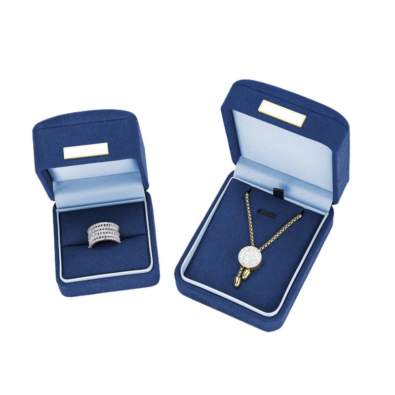 Jewelry Box Large Capacity for Rings Necklaces and Bracelets 6.6 x 6.6 x 5.8 cm Green Lockable - Image 5