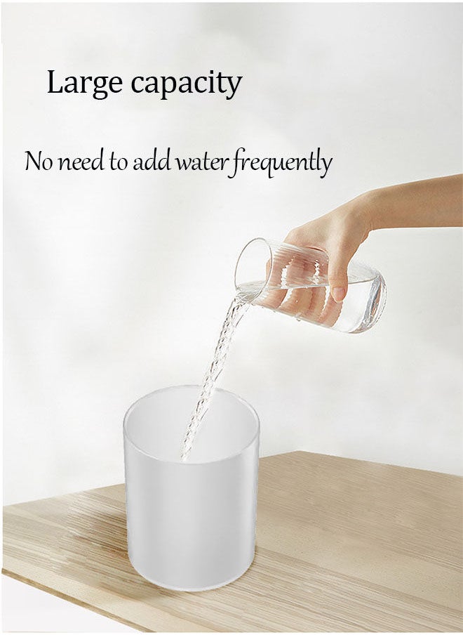 260mL Mist Humidifier Diffuser Portable Colorful Night Light Quiet Cool Humidifier Desktop USB Powered Auto-Off Humidifier for Home Travel Office Bedroom