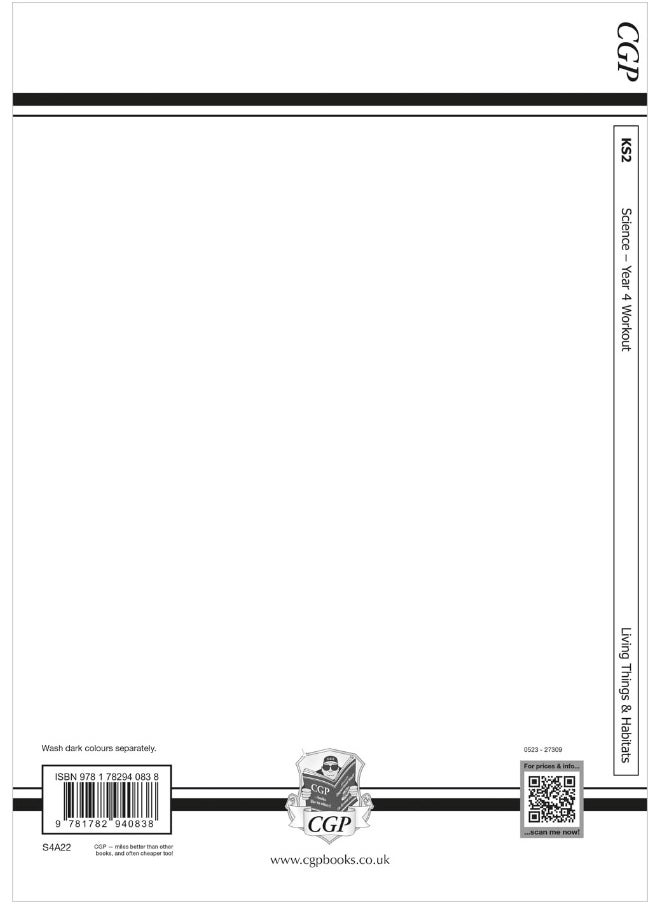 KS2 Science Year Four Workout: Living Things & Habitats  - Image 2