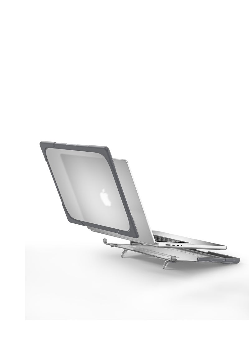 GULFLINK GULFLINK Hard Shell Case Cover with Kickstand Shockproof Function for MacBook pro 16.2 inch 2021 - Image 4