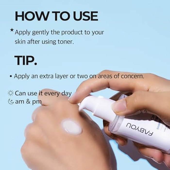 Fabyou Ceramide Panthenol Barrier Support Serum 1.69 fl oz - Deep Hydration & Soothing for Dry & Sensitive Skin, Barrier Repair with 8 Types of Hyaluronic Acid, Korean Skincare - Image 5