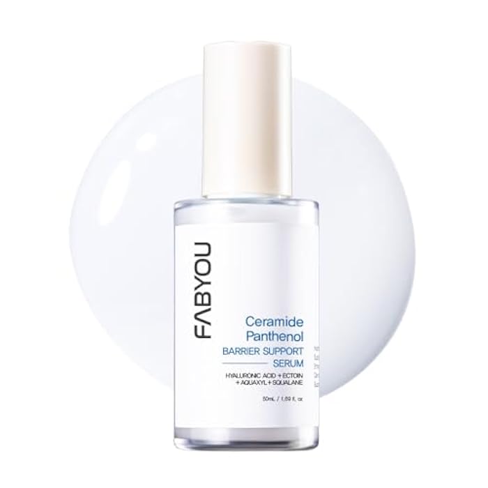 Fabyou Ceramide Panthenol Barrier Support Serum 1.69 fl oz - Deep Hydration & Soothing for Dry & Sensitive Skin, Barrier Repair with 8 Types of Hyaluronic Acid, Korean Skincare - Image 1
