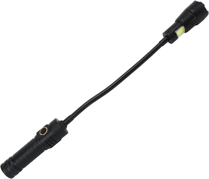 Changor LED Work Light Flexible Magnetic Flashlight with COB Side Light for Auto Repair Camping Aluminum Alloy - Image 4