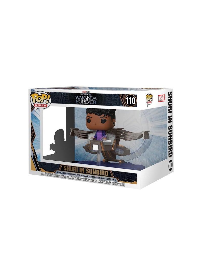 Funko POP! Ride - Marvel - Black Panther: Wakanda Forever - Shuri in Sunbird,  (63947) - Image 1
