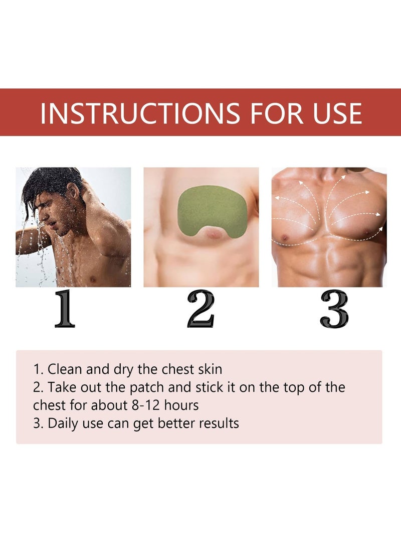 SOUTH MOON 12 PCS Gynecomastia Compress Patch, Gynecomastia Plasters for Men,Gynecomastia Tightening Ginger Patch,Chest Belly Fat Tightening Patch, Anti Cellulite Patch for Gynecomastia  - Image 5