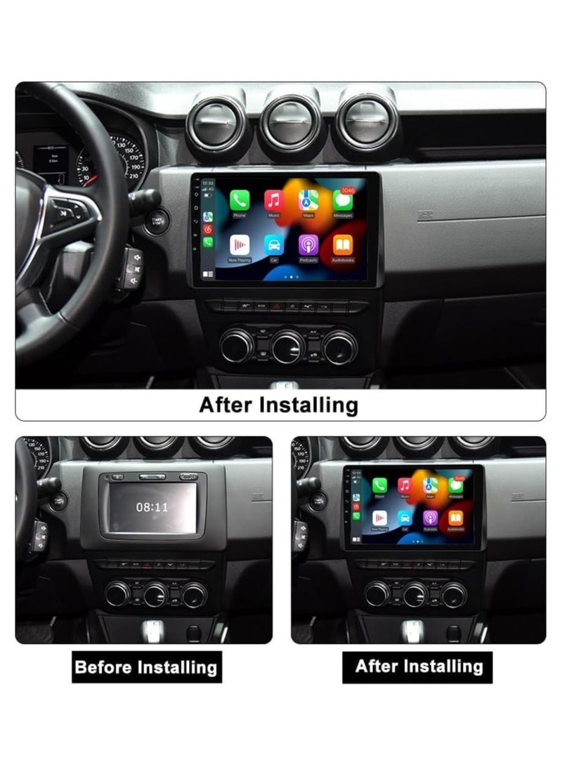 Android Car Stereo for Renault Duster HM2 II 2020-2023 Arkana1 I 2019-2023 1GB RAM 32GB ROM Mirror Link Wi-Fi BT, Radio GPS Navigation, 9 Inch IPS Touch Screen with AHD Camera Included - Image 2