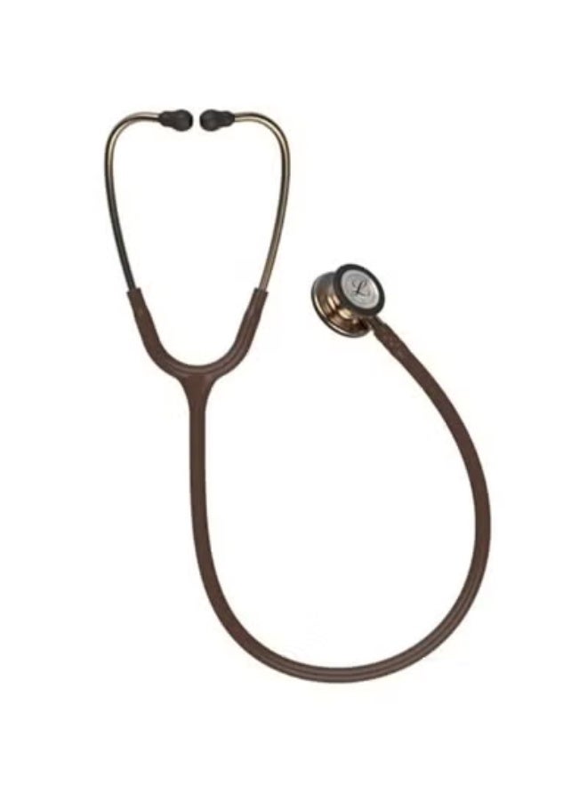 3M Littmann littman classic 3 Classic III Monitoring Stethoscope Copper-Finish Chestpiece Chocolate Tube 27 inch 5809 - Image 3