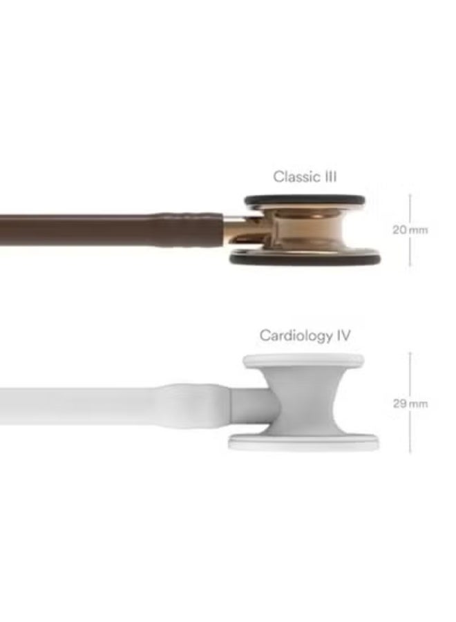 3M Littmann littman classic 3 Classic III Monitoring Stethoscope Copper-Finish Chestpiece Chocolate Tube 27 inch 5809 - Image 2