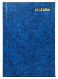 FIS Fis 2025 A5 Diary,Vinyl, English  Hard Cover Blue -FSDI21E25BL  - Image 1