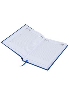 FIS Fis 2025 A5 Diary,Vinyl, English  Hard Cover Blue -FSDI21E25BL  - Image 2