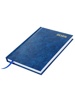 FIS Fis 2025 A5 Diary,Vinyl, English  Hard Cover Blue -FSDI21E25BL  - Image 4