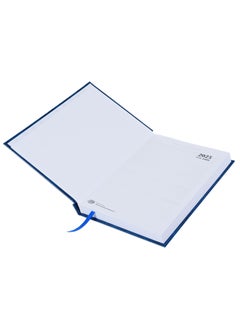 FIS Fis 2025 A5 Diary,Vinyl, English  Hard Cover Blue -FSDI21E25BL  - Image 3