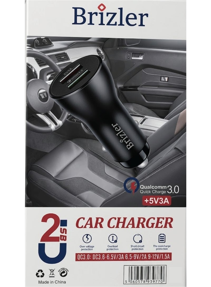 Brizler 2 USB Car Charger