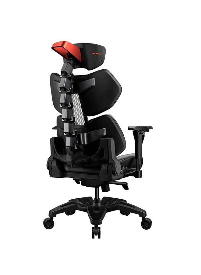 Cougar - Cougar Terminator Gaming Chair, With Unique Mechanical Aesthetics, Flexible PAFRP Backrest, Lumbar Support Design, Hyper-Dura Leatherette, Ventilated Backrest, Black | 3MTERNXB.001 - Image 1