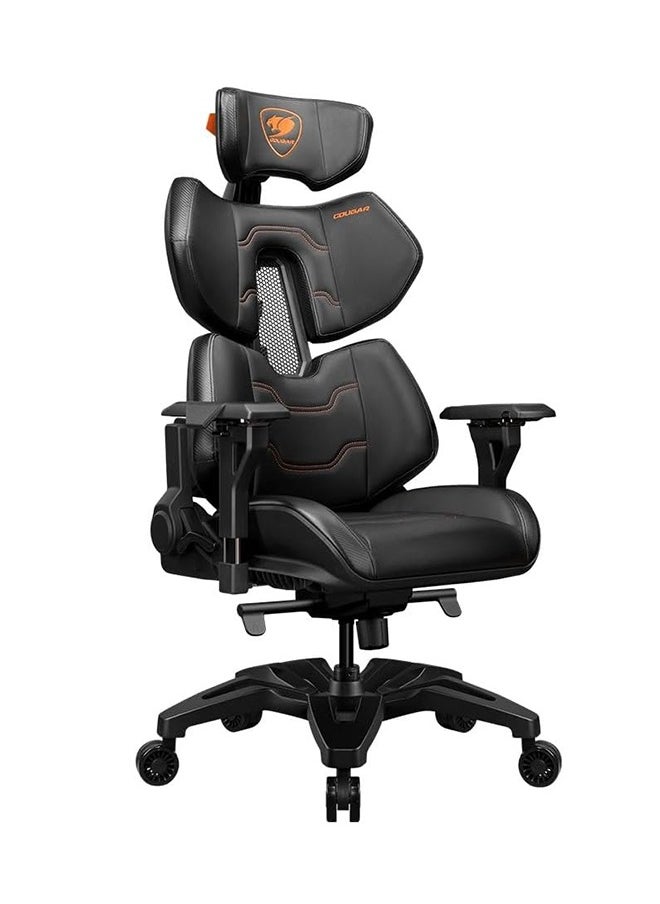 Cougar - Cougar Terminator Gaming Chair, With Unique Mechanical Aesthetics, Flexible PAFRP Backrest, Lumbar Support Design, Hyper-Dura Leatherette, Ventilated Backrest, Black | 3MTERNXB.001 - Image 1