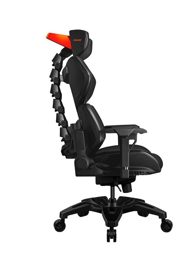 Cougar - Cougar Terminator Gaming Chair, With Unique Mechanical Aesthetics, Flexible PAFRP Backrest, Lumbar Support Design, Hyper-Dura Leatherette, Ventilated Backrest, Black | 3MTERNXB.001 - Image 1