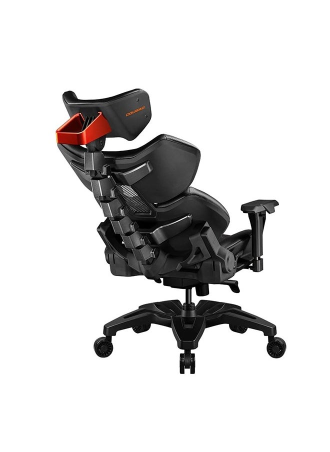 Cougar - Cougar Terminator Gaming Chair, With Unique Mechanical Aesthetics, Flexible PAFRP Backrest, Lumbar Support Design, Hyper-Dura Leatherette, Ventilated Backrest, Black | 3MTERNXB.001 - Image 1