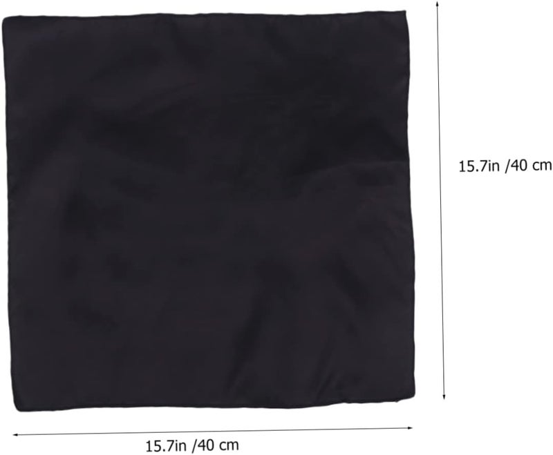 12pcs Solid Color Napkin Cloth Versatile Tableware Pad for Home Restaurant Event Use Elegant Table Cloths Black for Weddings Parties More - Image 2