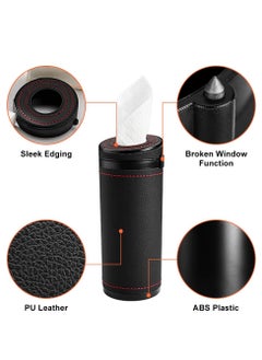 Car Tissue Tube, Cylinder Tissue Box PU Leather Round Tissues Container for Car Cup Holder, Up to 30 Count Tissue - pzsku/Z17F1678E394F0BFD867DZ/45/_/1704874946/7d933977-1b6f-45d1-abbd-315d42a16084